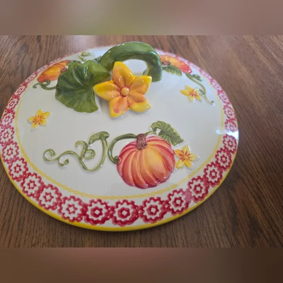 5 Piece Temptations Fall Ceramic Serving Bowl Dish Set - Picture 7 of 16